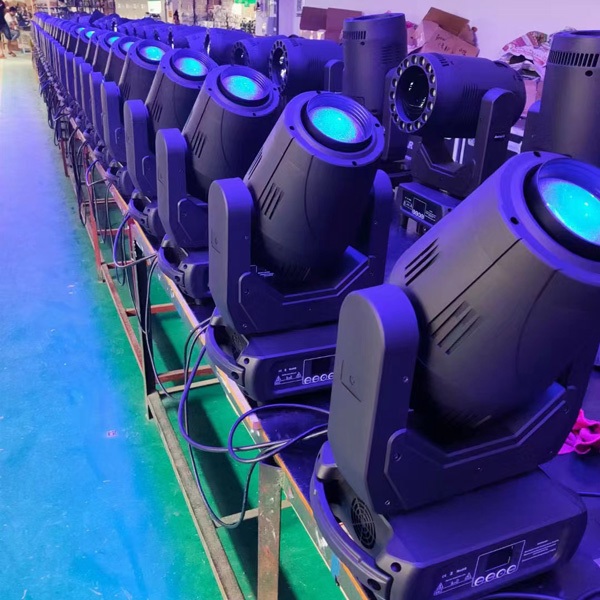 LED spot moving head order from USA customer
