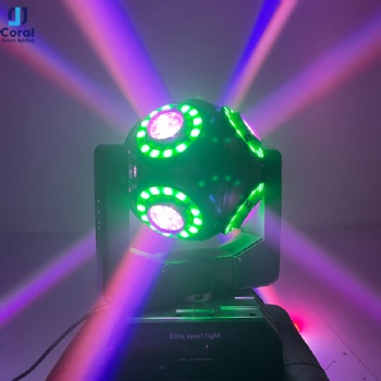 8X10W RGBW 4 in 1Disco Led Football Moving Head