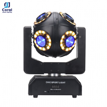 8X10W RGBW 4 in 1Disco Led Football Moving Head