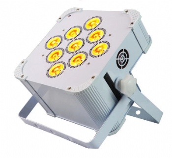 9X18W LED Battery Flat Par Light