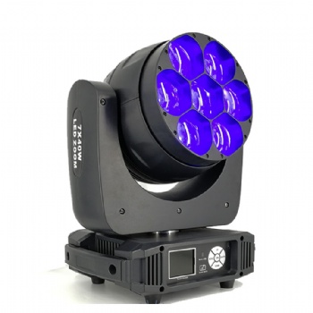 7X40W led zoom moving head