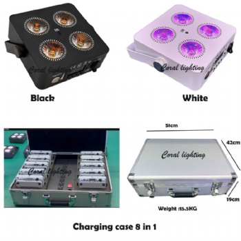 4X18W battery wireless mini par light